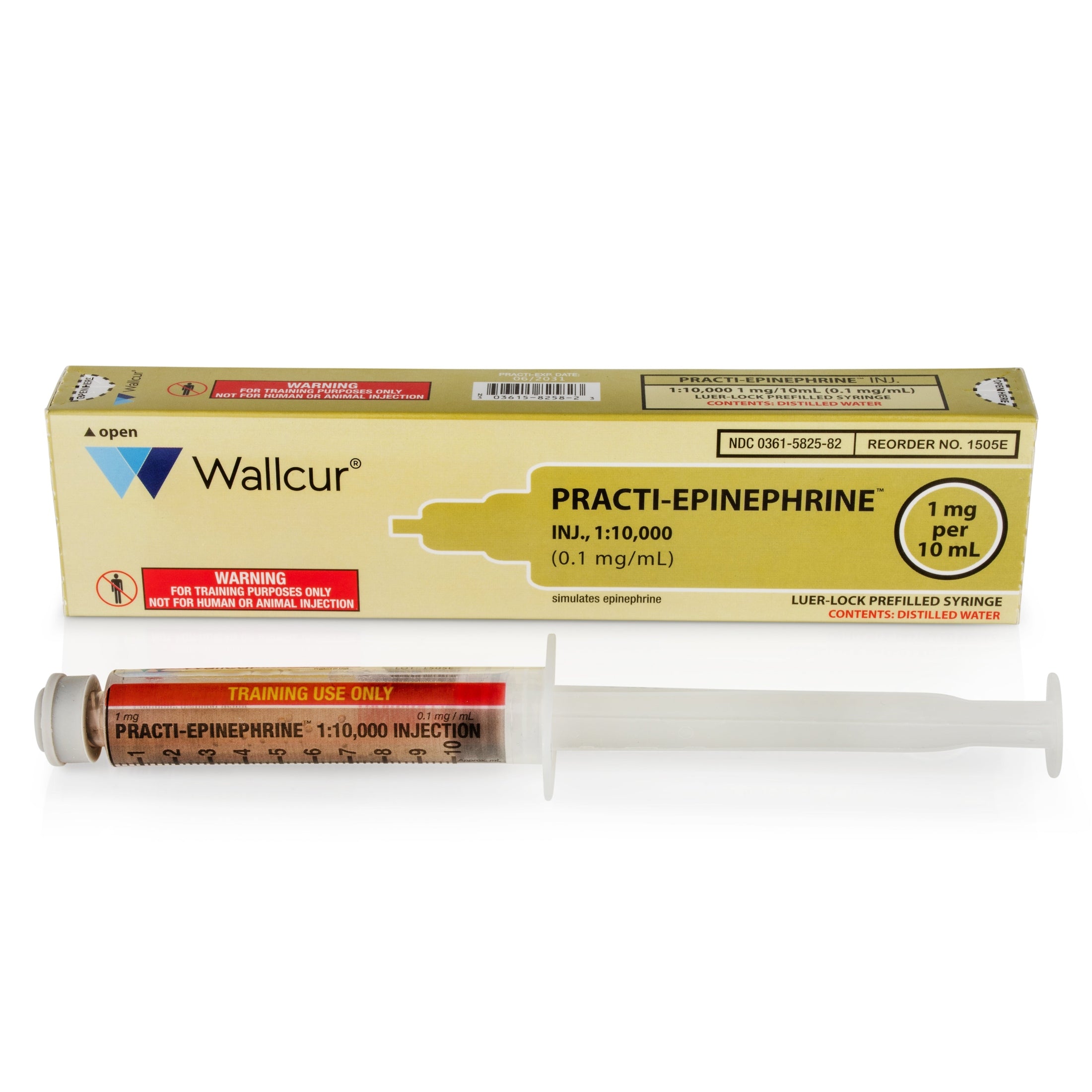 Wallcur-Practi-Epinephrine 1:10,000 Luer Lock Syringe-MedTech-1